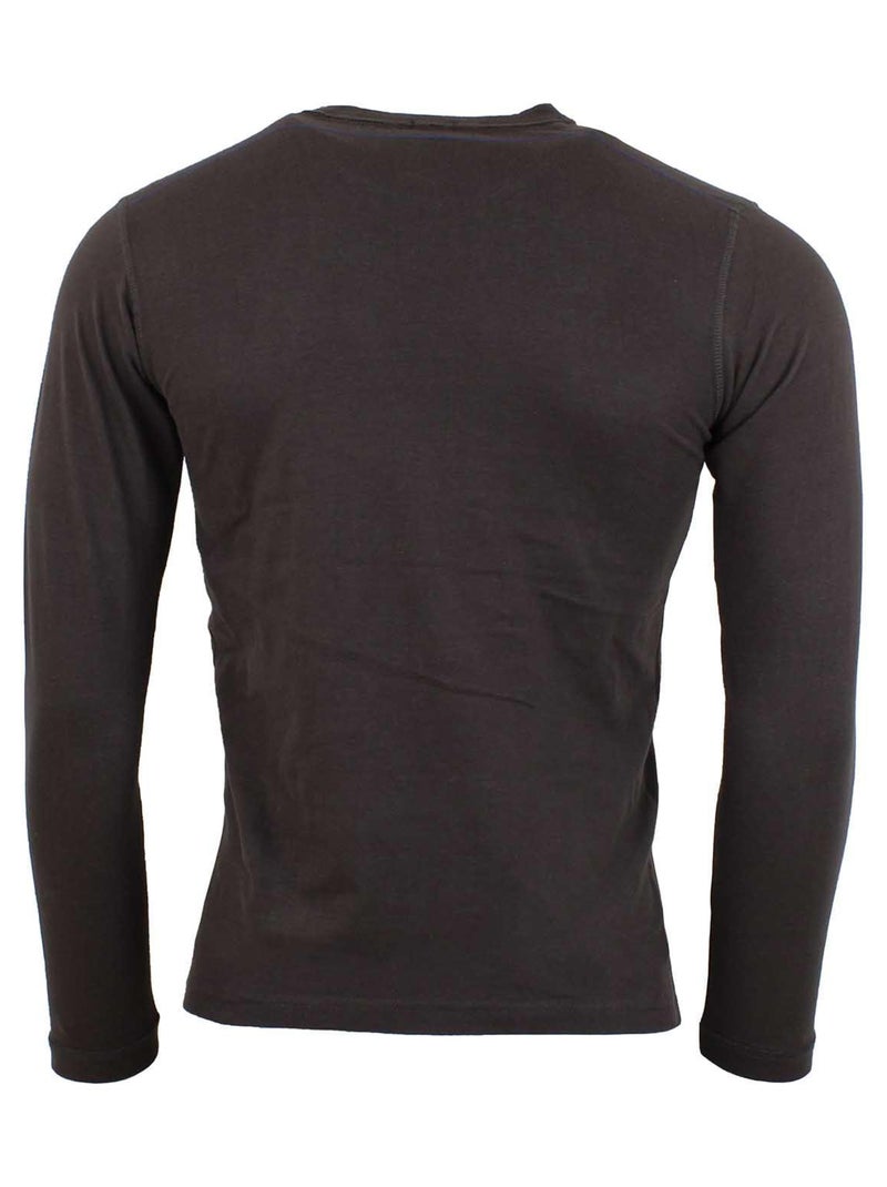 T-Shirt manches longues   COTAL - SRK Marron - Kiabi