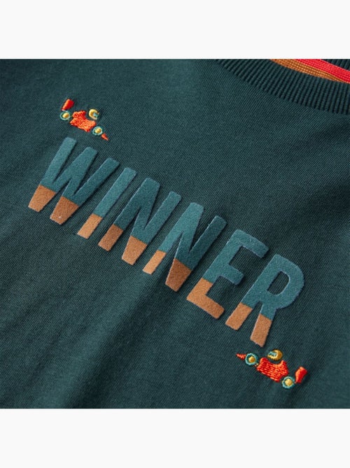 T-shirt manches longues coton 100% vif winner - vidaxl - Kiabi T-shirt manches longues coton 100% vif winner - vidaxl - Kiabi