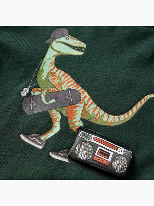 T-shirt manches longues coton avec imprimé dinosaure - vidaxl - Kiabi T-shirt manches longues coton avec imprimé dinosaure - vidaxl - Kiabi