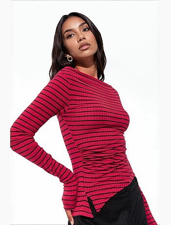 T-shirt manches longues coton élasthanne busem