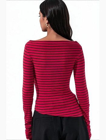 T-shirt manches longues coton élasthanne busem