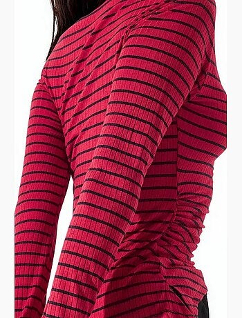 T-shirt manches longues coton élasthanne busem