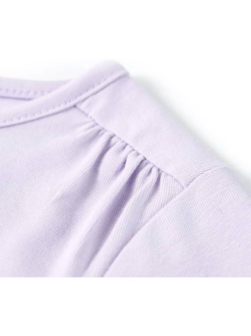 T-shirt manches longues coton élasthanne motif ballerine - vidaxl - Kiabi