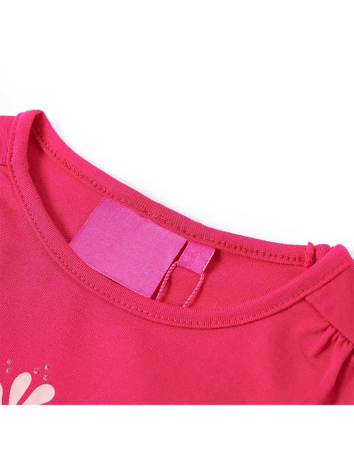 T-shirt manches longues coton extensible imprimé fleurs - vidaxl - Kiabi T-shirt manches longues coton extensible imprimé fleurs - vidaxl - Kiabi