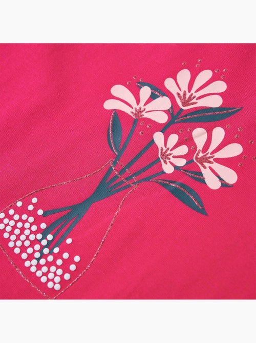 T-shirt manches longues coton extensible imprimé fleurs - vidaxl - Kiabi T-shirt manches longues coton extensible imprimé fleurs - vidaxl - Kiabi