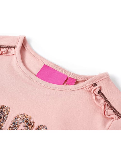 T-shirt manches longues coton magic glitter - vidaxl - Kiabi T-shirt manches longues coton magic glitter - vidaxl - Kiabi