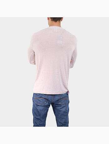 T-shirt manches longues délavé