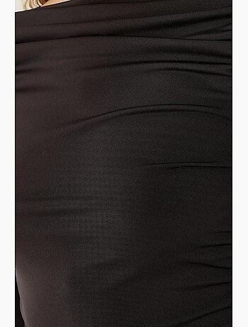 T-shirt manches longues détail drapé hiccup