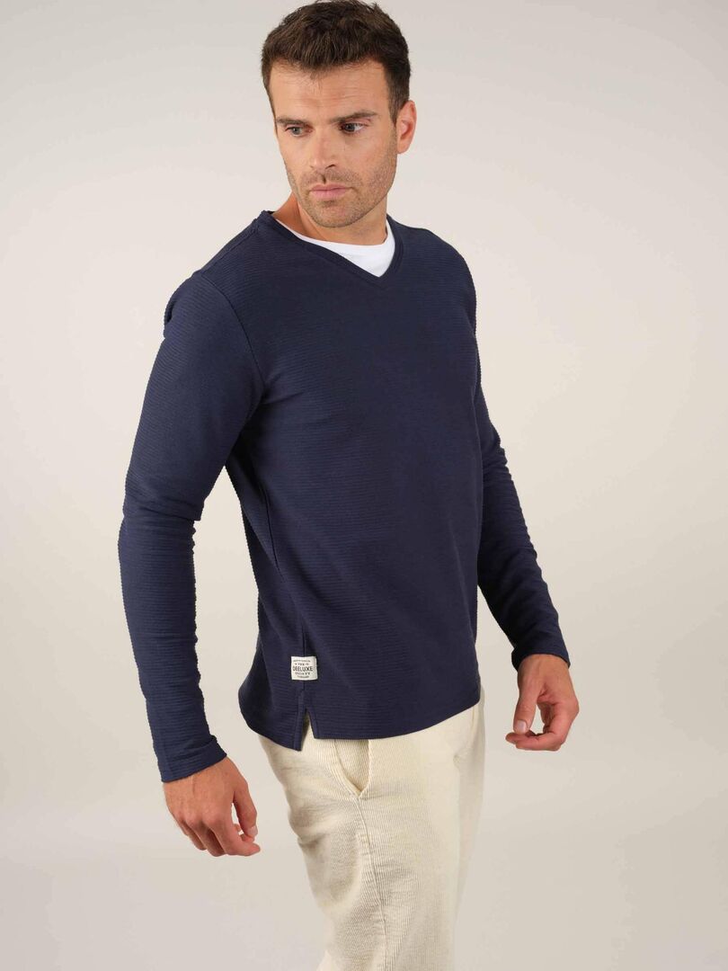 Ensemble Bébé Garçon Été - T-Shirt Manches Longues + Short Cordon - 95% Coton - Taille 0 à 4 Ans