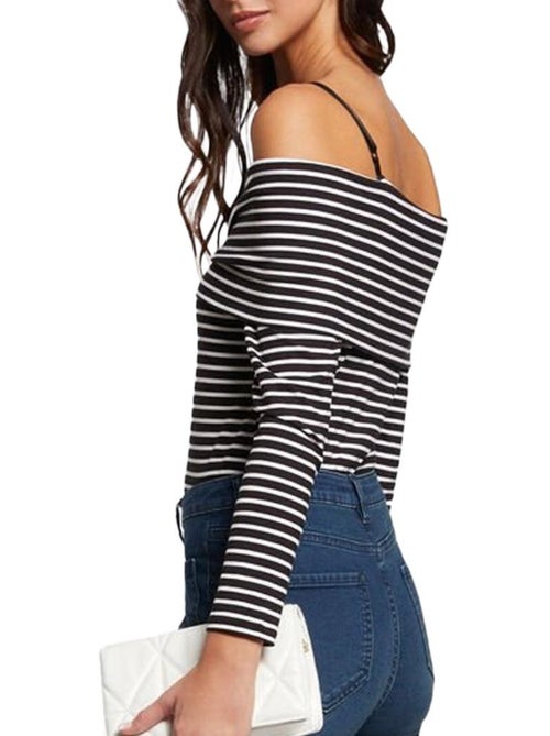 T-Shirt Manches Longues ehe Femme Morgan TROPEZ - Kiabi