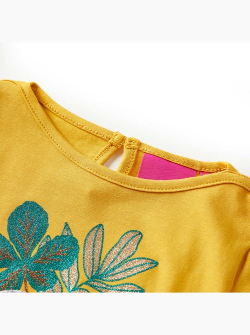 T-shirt manches longues en coton élasthanne imprimé animaux et feuilles - vidaxl - Kiabi T-shirt manches longues en coton élasthanne imprimé animaux et feuilles - vidaxl - Kiabi
