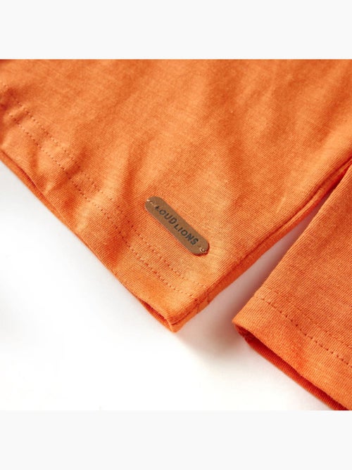 T-shirt manches longues en coton foncé imprimé voiture de course - vidaxl - Kiabi T-shirt manches longues en coton foncé imprimé voiture de course - vidaxl - Kiabi