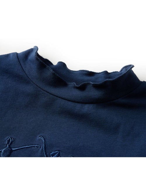 T-shirt manches longues enfant coton imprimé ballerines - vidaxl - Kiabi