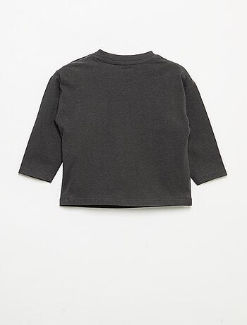 T-shirt manches longues et poche poitrine