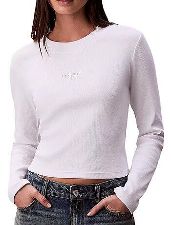 T-Shirt Manches Longues Femme Calvin Klein Jeans Baby