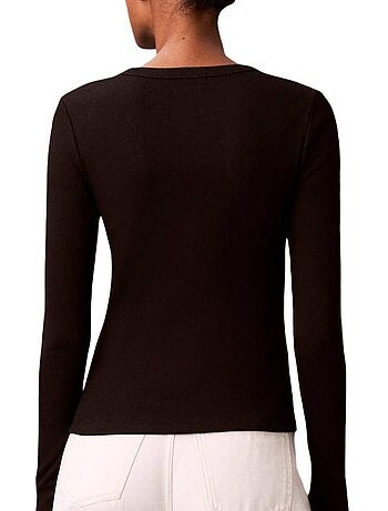 T-Shirt Manches Longues Femme Calvin Klein Jeans