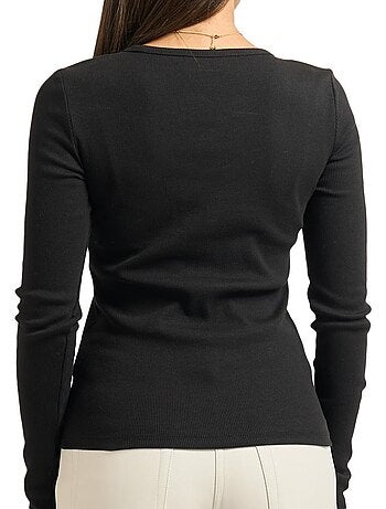 T-Shirt Manches Longues Femme Calvin Klein Jeans