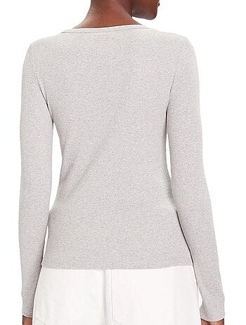 T-Shirt Manches Longues Femme Calvin Klein Jeans Woven