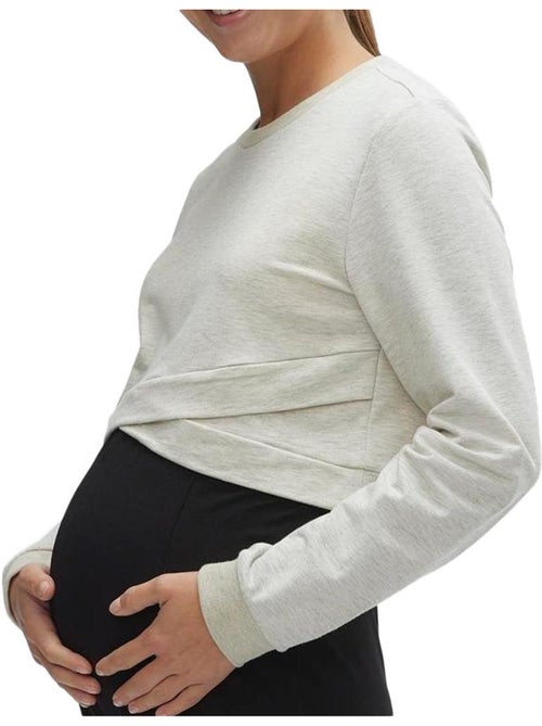 T-shirt Manches Longues Femme Mamalicious - Kiabi