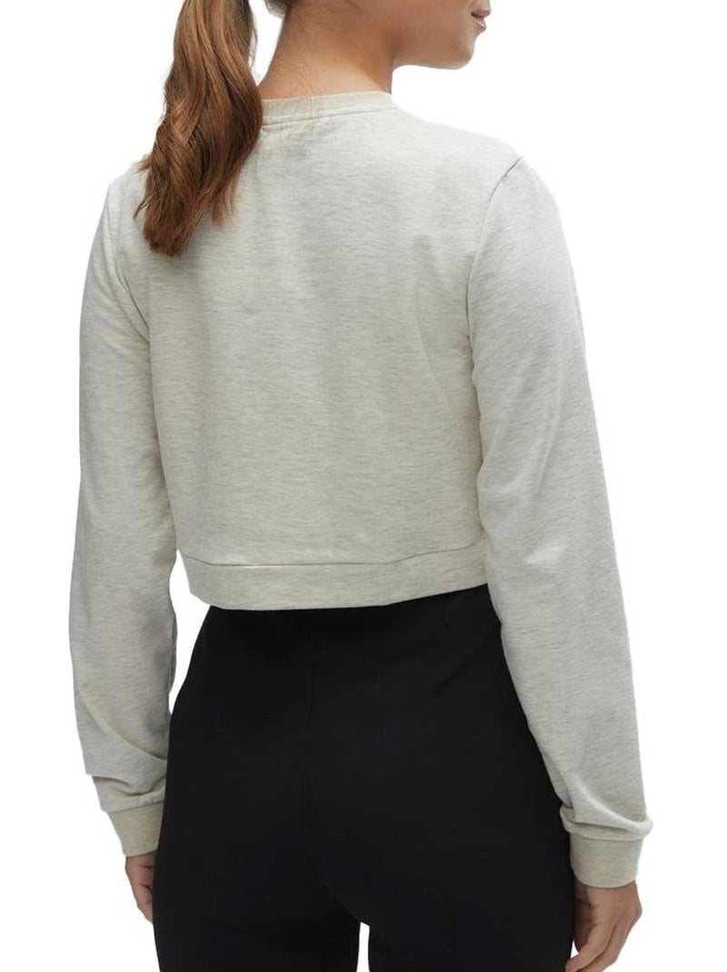 T-shirt Manches Longues Femme Mamalicious Gris Argenté - Kiabi