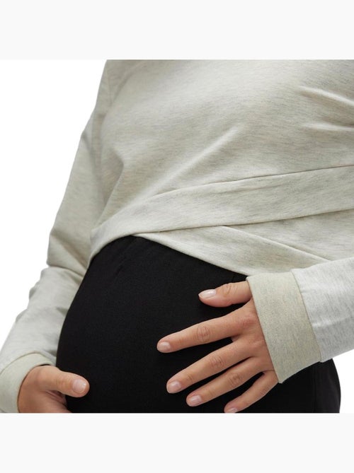 T-shirt Manches Longues Femme Mamalicious - Kiabi