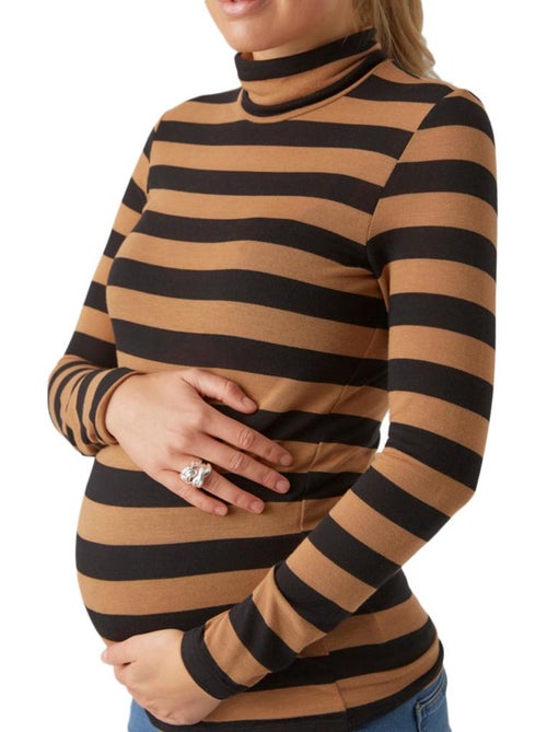 T-shirt Manches Longues Femme Mamalicious - Kiabi