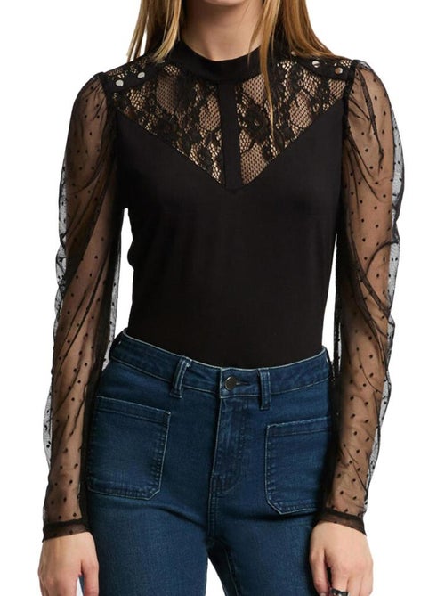 T-Shirt Manches Longues  Femme Morgan TSAGE - Kiabi