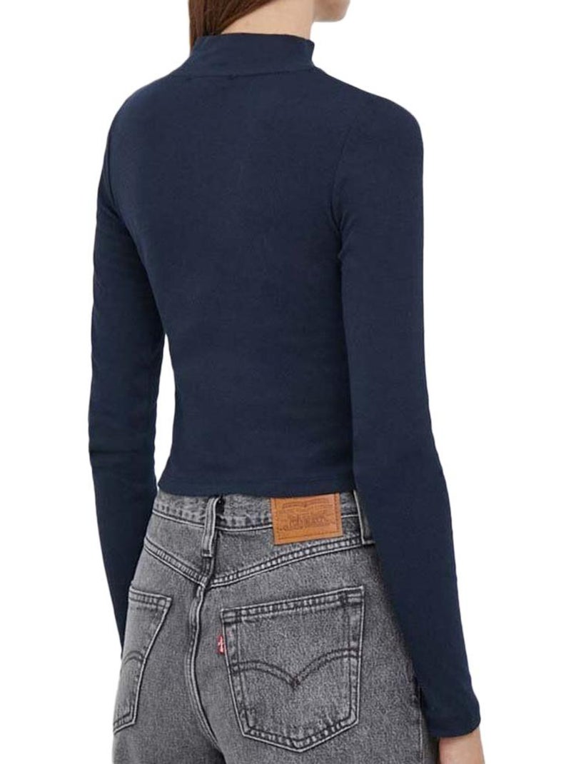 T-shirt Manches Longues Femme Pepe jeans Bleu - Kiabi