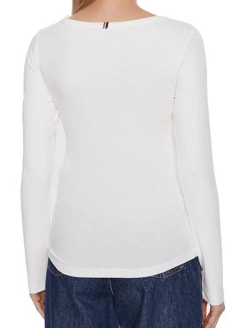 T-shirt Manches Longues Femme Tommy Hilfiger - Kiabi T-shirt Manches Longues Femme Tommy Hilfiger - Kiabi
