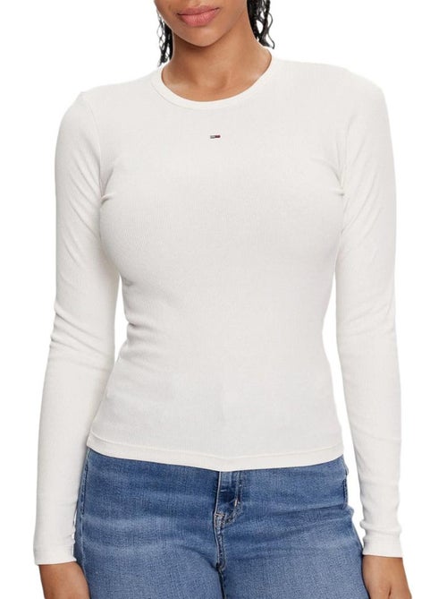 T-Shirt Manches Longues Femme Tommy Hilfiger - Kiabi
