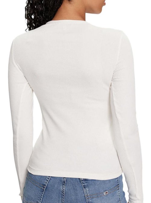 T-Shirt Manches Longues Femme Tommy Hilfiger - Kiabi T-Shirt Manches Longues Femme Tommy Hilfiger - Kiabi