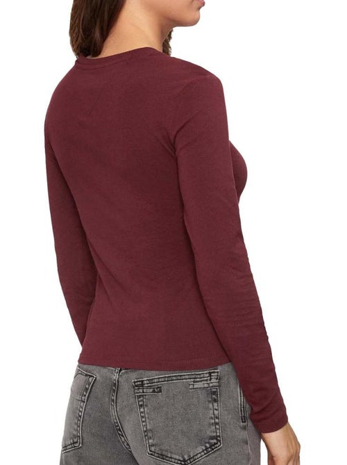 T-shirt Manches Longues Femme Tommy Hilfiger - Kiabi