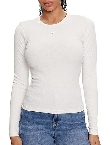 T-Shirt Manches Longues Femme Tommy Hilfiger Essentials