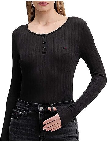 T-Shirt Manches Longues Femme Tommy Hilfiger