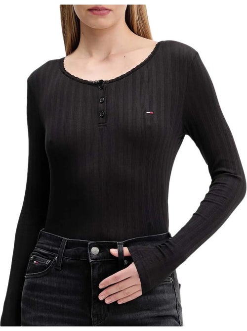 T-Shirt Manches Longues Femme Tommy Hilfiger - Kiabi