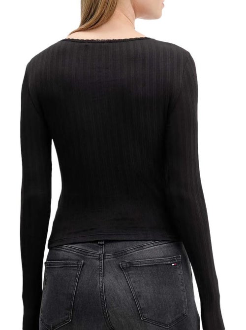 T-Shirt Manches Longues Femme Tommy Hilfiger - Kiabi