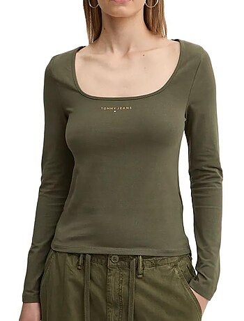 T-shirt Manches Longues Femme Tommy Hilfiger