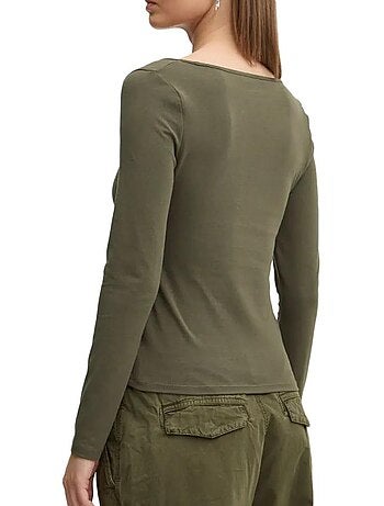 T-shirt Manches Longues Femme Tommy Hilfiger