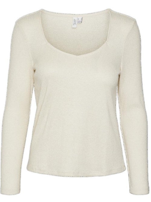 T-Shirt Manches Longues Femme Vero Moda - Kiabi