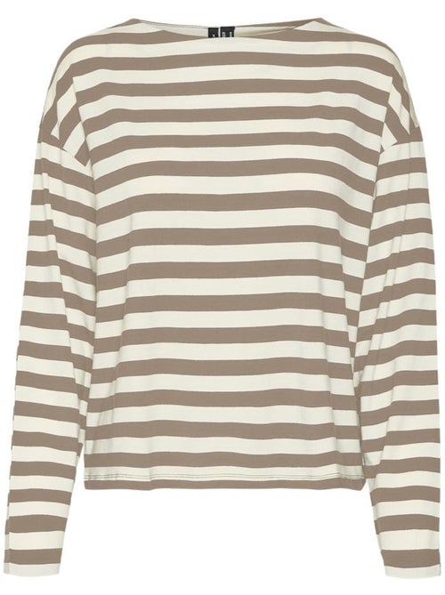 T-Shirt Manches Longues Femme Vero Moda - Kiabi