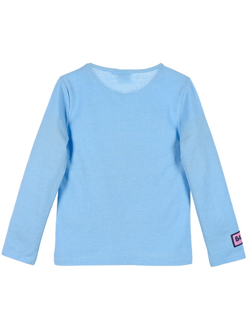 T-shirt manches longues   fille bluey - licence officielle Bleu - Kiabi