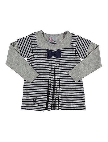 T-shirt manches longues fille FASILL - MISS GIRLY