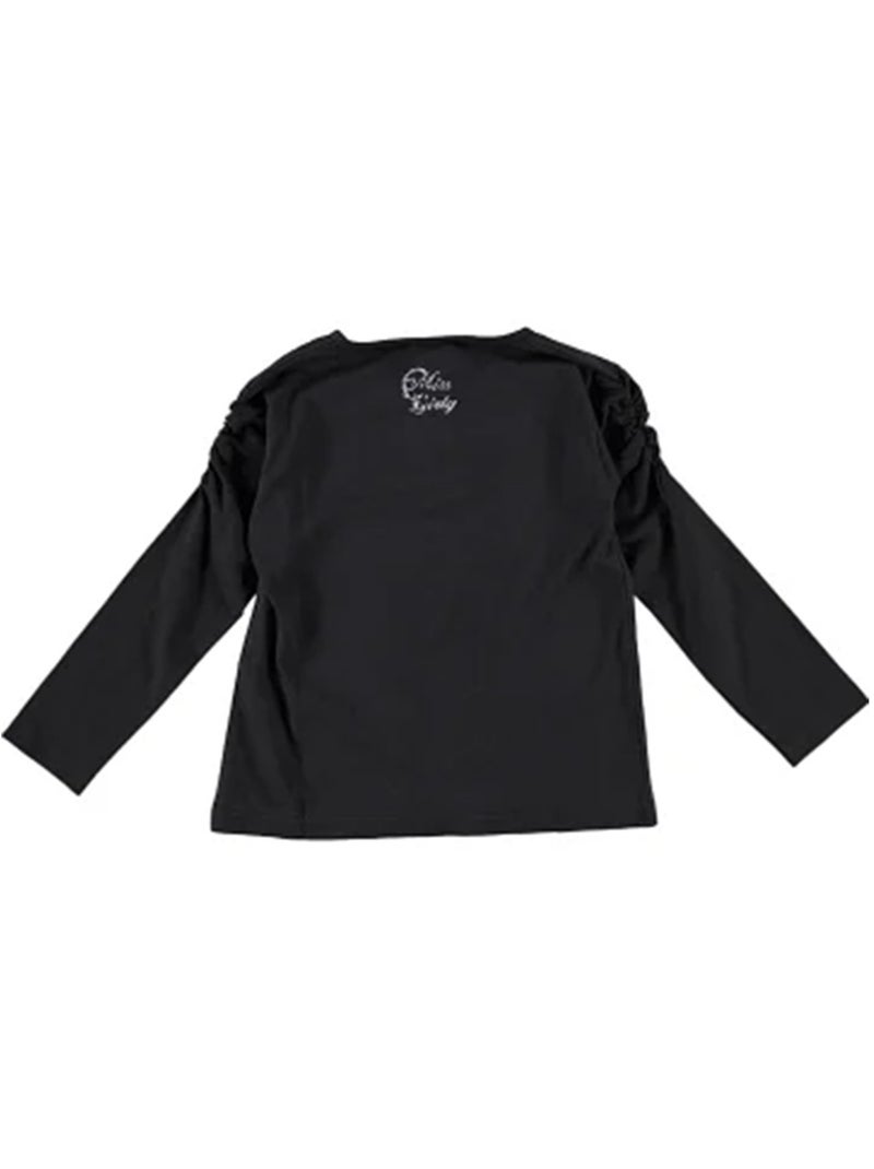 T-shirt manches longues fille FLOYD - MISS GIRLY Noir Noir - Kiabi