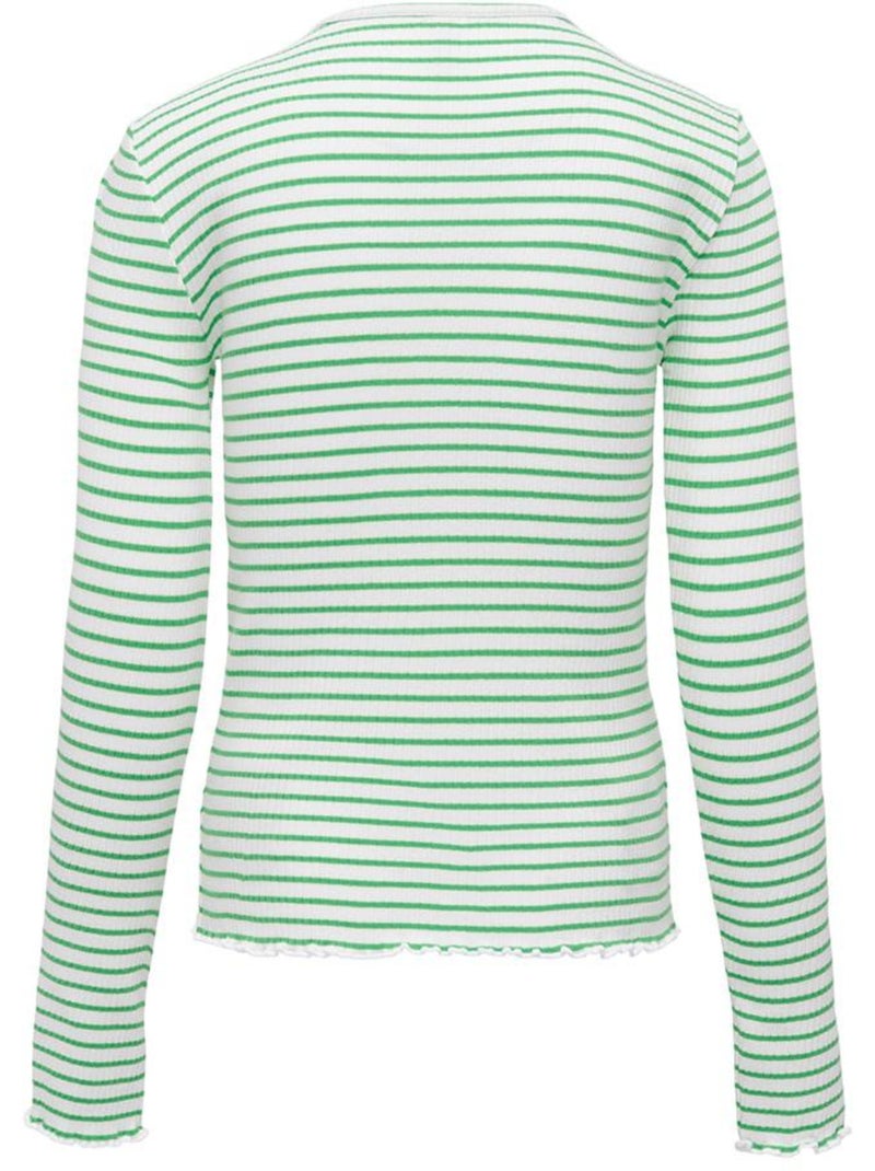 T-Shirt Manches Longues Fille Kids ONLY Vert - Kiabi