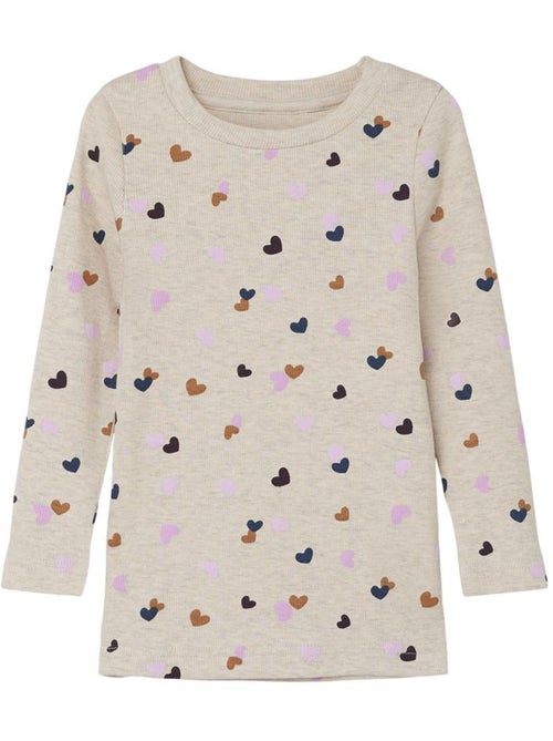 T-shirt Manches Longues Fille Name it - Kiabi