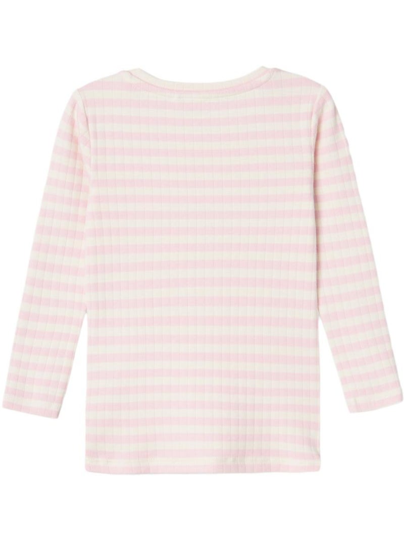 T-Shirt Manches Longues Fille Name it Blanc - Kiabi