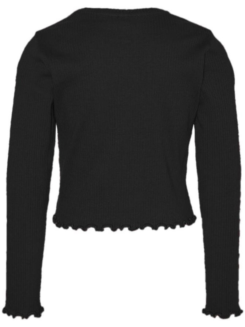 T-Shirt Manches Longues Fille Vero Moda Noir - Kiabi