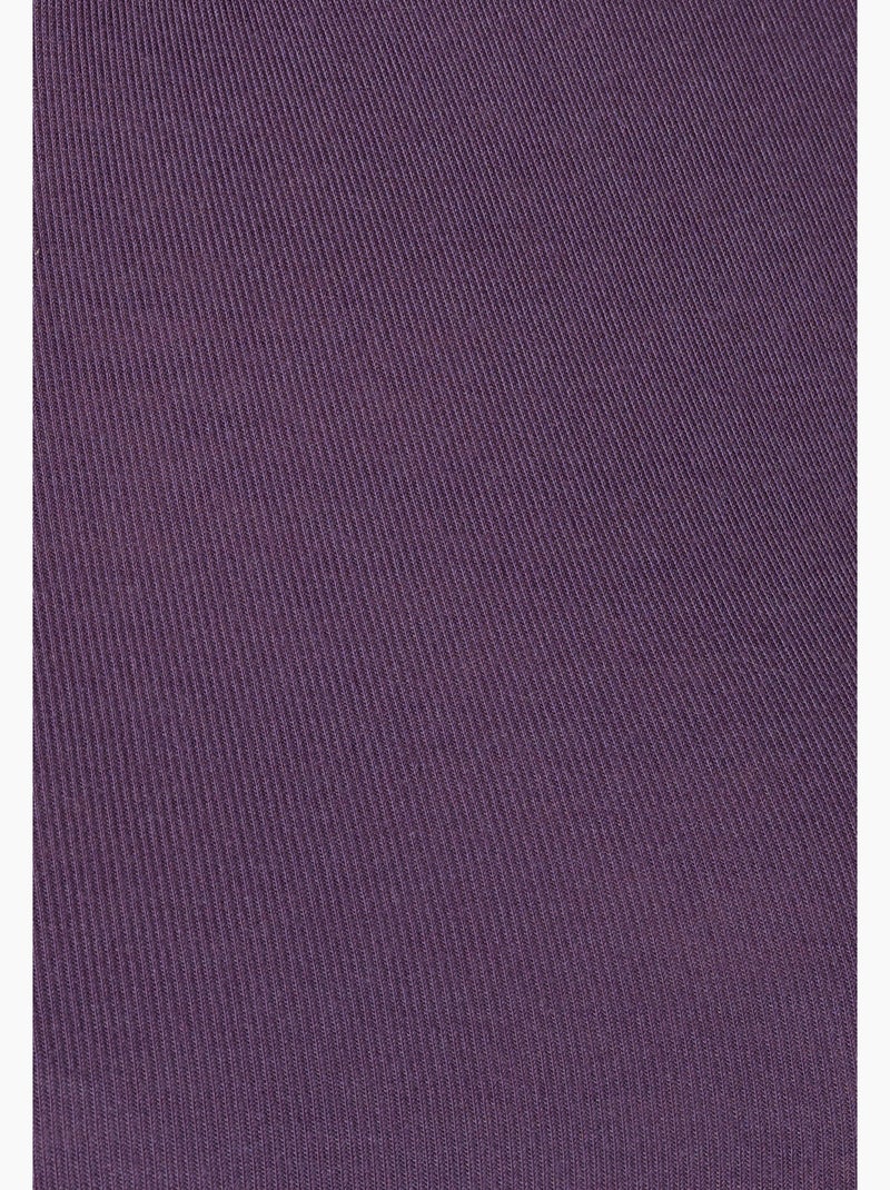 T-shirt manches longues fine côte Thermolactyl - Damart Violet - Kiabi