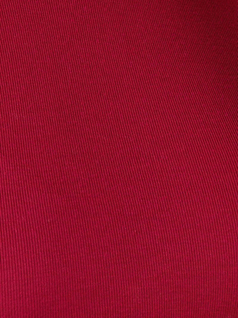 T-shirt manches longues fine côte Thermolactyl thermique - Damart Rouge - Kiabi