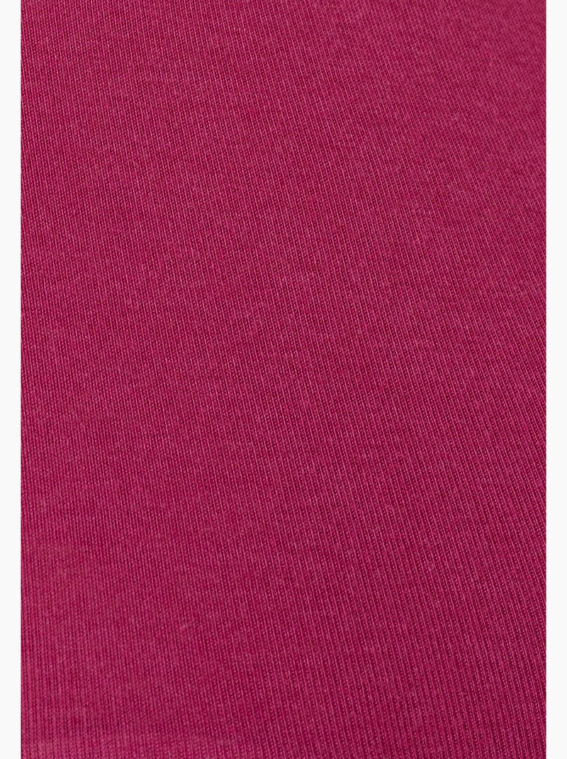 T-shirt manches longues fine côte Thermolactyl thermique - Damart Violet - Kiabi